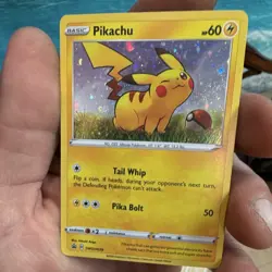 Pokemon TCG Pikachu SWSH039 Sword & Shield Promo Holo Basic 60 HP English 2020 - Image 2