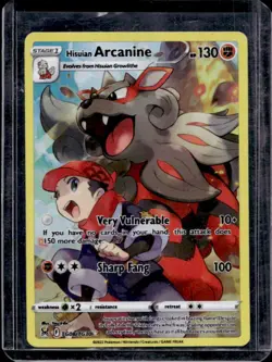 2022 Pokemon SWSH Lost Origin Hisuian Arcanine Trainer Gallery #TG08/TG30 - Image 1