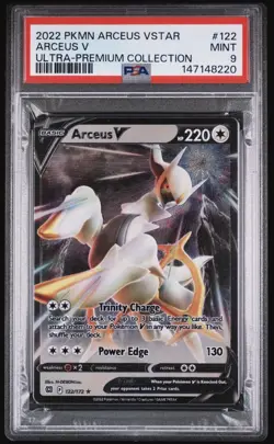 The Pokemon Company Arceus V 122/172 Metal Promo Holo English PSA 9 - Image 1