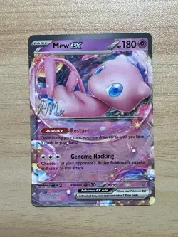 Pokemon TCG Mew Ex 2025 World Champions Riley McKay NM - Image 1