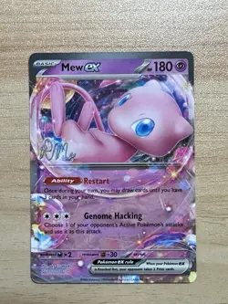 Pokemon TCG Mew Ex 2025 World Champions Riley McKay NM - Image 2