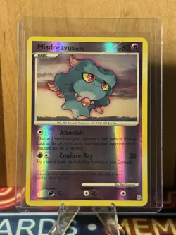 Pokemon! Misdreavus 91/130 Diamond and Pearl Reverse Holo - Image 2