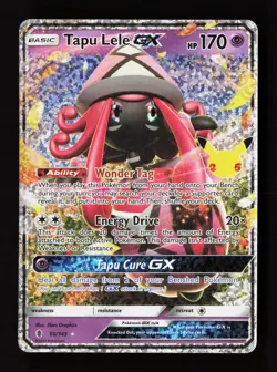 Tapu Lele GX 60/145 Celebrations: Classic Collection Pokemon NM - Image 1