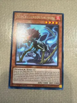 Yu-Gi-Oh! miscellaneousaurus mint rare 1st ed WISU-EN011 - Image 1