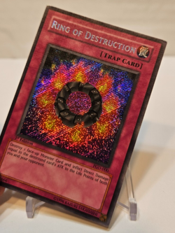 Ring of Destruction PGD-000 Secret Rare 1st Edition Yugioh 1961 - Image 4