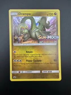 Drampa SM21 Pokemon TCG Sun And Moon Guardians Rising Prerelease Stamped Promo - Image 1