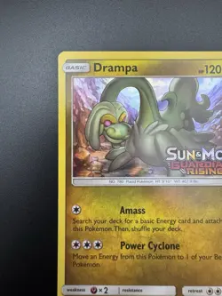 Drampa SM21 Pokemon TCG Sun And Moon Guardians Rising Prerelease Stamped Promo - Image 2