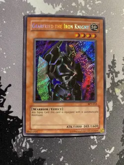 Yu-Gi-Oh! Gearfried the Iron Knight, Secret rare BPT-012 LP - Image 2
