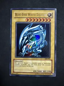 Konami Yu-Gi-Oh! Blue-Eyes White Dragon SDK-001 Ultra Rare English Unlimited MP - Image 1