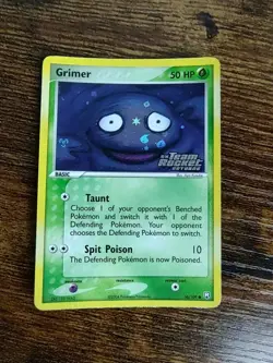 Pokemon Grimer 56/109 EX Team Rocket Returns Reverse Holo Stamped - Image 1