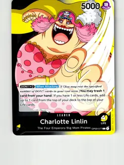 Charlotte Linlin (077) OP03-077 Leader Pillars of Strength One Piece LP - Image 1