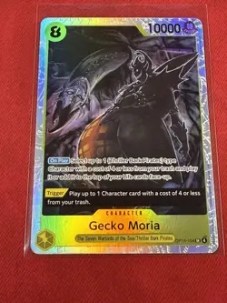 Bandai One Piece CCG Gecko Moria OP14-104 SR Foil Eng Cost 8 10000 Trigger - Image 1