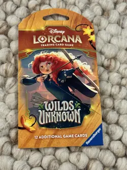 Disney Lorcana TCG: Wilds Unknown Sleeved Packs Lot of 20 Brand New Factory Seal - Image 1