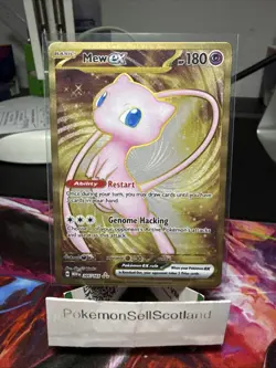 Mew ex 205/165 Sv: Scarlet & Violet 151 METAL PROMO CARD FROM UPC ENGLISH! - Image 1