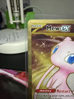 Mew ex 205/165 Sv: Scarlet & Violet 151 METAL PROMO CARD FROM UPC ENGLISH! - Image 2