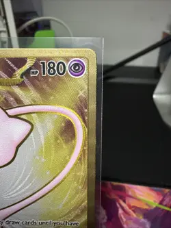 Mew ex 205/165 Sv: Scarlet & Violet 151 METAL PROMO CARD FROM UPC ENGLISH! - Image 3