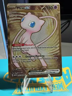 Mew ex 151 Metal Card 205/165 Sv: Scarlet & Violet 151 Regular READ DESCRIPTION - Image 1