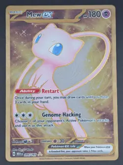 Mew ex (151 Metal Card) 205/165 NM SV: Scarlet & Violet 151 Double Rare Pokemon - Image 1