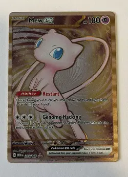 Mew ex - (151 Metal Card) Double Rare SV: Scarlet & Violet 151 205/165 - Image 1