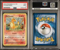 PSA 9 Mint Charmander 001/034 English CLC 2023 Pokemon Trading Card Game Classic - Image 3