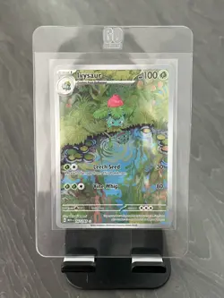 Pokemon TCG Ivysaur Scarlet Violet-151 Holo Card 167/165 Illustration Rare - Image 1