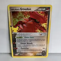 Team Magma's Groudon - #9/95 - Pokemon TCG: Celebrations Classic Collection NM - Image 1