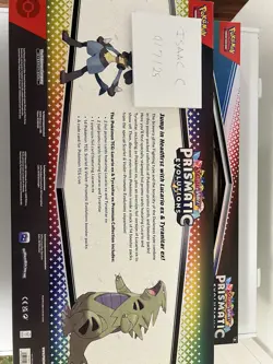 Pokemon TCG Prismatic Evolutions Lucario EX & Tyranitar EX Premium Collection x2 - Image 3