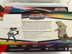 Pokemon TCG Prismatic Evolutions Lucario EX & Tyranitar EX Premium Collection x2 - Image 4