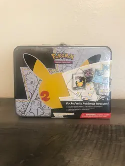 Pokemon Celebrations 25th Anniversary Collector's Chest Lunch Tin Factory Sealed - Image 1