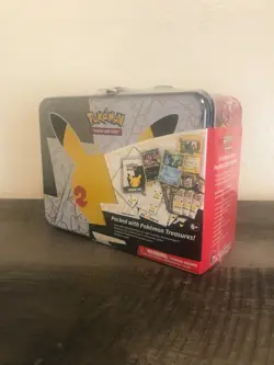 Pokemon Celebrations 25th Anniversary Collector's Chest Lunch Tin Factory Sealed - Image 2