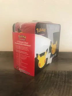 Pokemon Celebrations 25th Anniversary Collector's Chest Lunch Tin Factory Sealed - Image 4