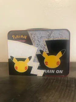 Pokemon Celebrations 25th Anniversary Collector's Chest Lunch Tin Factory Sealed - Image 5