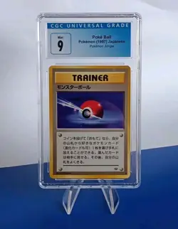 Pokemon Jungle Poke Ball Trainer 1997 Japanese CGC 9 - Image 1