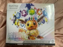 Pokemon TCG SV8.5 Prismatic Evolutions Elite Trainer Box Factory Sealed - Image 1