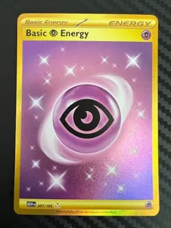 Pokemon TCG 151 Basic Psychic Energy 207/165 Hyper Rare NM - Image 1