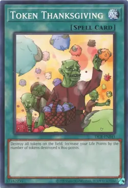 Token Thanksgiving - Dark Crisis (25th Anniversary Edition) - Yu-Gi-Oh! - NM - Image 1