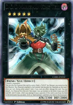 Near Mint D/D/D Marksman King Tell - CORE-EN052 - Rare - 1st Edition - Yu-Gi-Oh! - Image 1