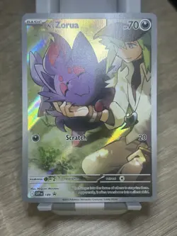 N's Zorua 189 Sv: Scarlet & Violet Promo Card Holo Svp English Near Mint - Image 1