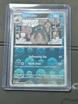 Garbodor 60/086 Poke Ball Holo Rare White Flare Pokemon TCG Card NM English - Image 1