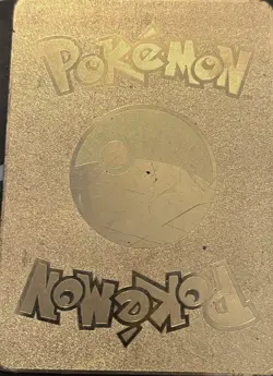 Pokemon Charizard DX HP500 Gold Metal Card Collectible Display - Image 1