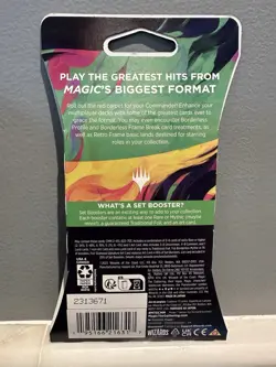 2023 Magic the Gathering Commander MASTERS 1-pack Foil & Art Card factory sealed - Image 2