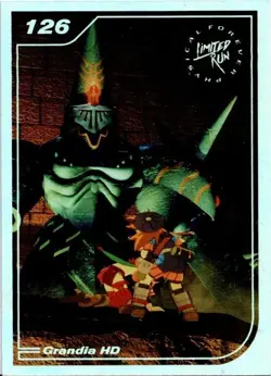 Grandia HD Limited Run Silver Trading Card #126 New No Creases or Tears Mint - Image 1