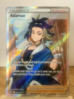 Pokemon Card Adaman 181/189 Pokemon : Astral Radiance Full Art Trainer NM / Mint - Image 1