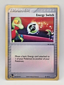 Pokemon Card - Energy Switch Ruby & Sapphire 82/109 Reverse Holo Uncommon - Image 1