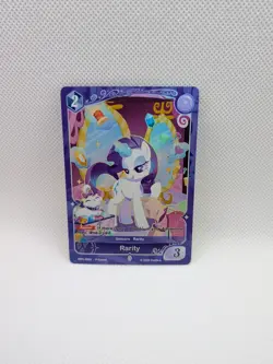 Hasbro My Little Pony CCG Rarity BP01-SR06 1st Edition Holo Unicorn Card - Image 2