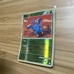 Heracross 43/123 heartgold soulsilver, reverse holo. Pokemon card - Image 2