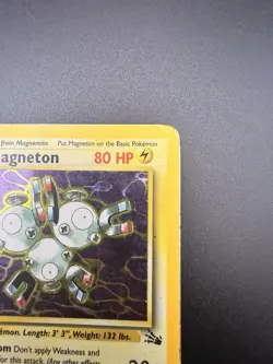 Magneton - Pokemon Trading Card Game - Fossil Set - Shiny Holo Rare - Image 4