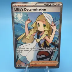 Pokemon TCG Mega Evolution Lillie’s Determination Full Art Trainer Card 169/132 - Image 1