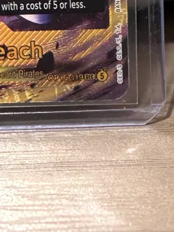 Marshall.D. Teach OP16-119 Secret Rare The Time Of Battle One Piece Foil Card - Image 4