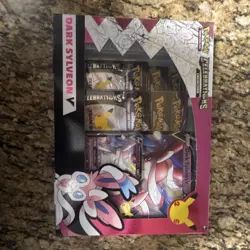 Pokemon TCG Celebrations Dark Sylveon V Collection Box 23 Cards English 2021 - Image 3